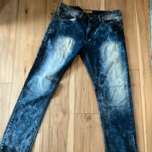 Brooklyn Cloth Skinny Blue Jeans Vintage Wash